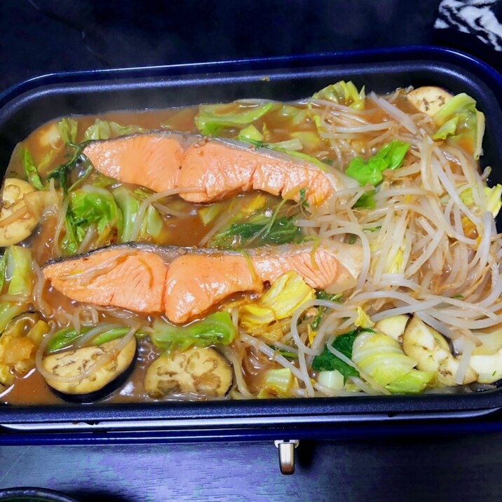 ホットプレートで鮭のちゃんちゃん焼き レシピ 作り方 By おざみ 楽天レシピ ホットプレートで鮭のちゃんちゃん焼き レシピ 作り方 By おざみ 楽天レシピ